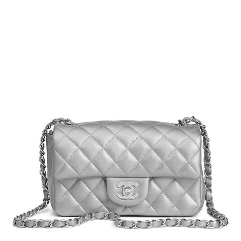 chanel silver purse|chanel purse near me.